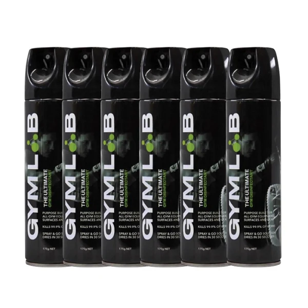6 Pack Gym Lab Disinfectant Spray