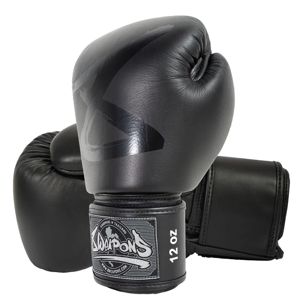 8 Weapons Boxing Gloves Big 8 Premium Black-Black