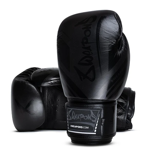 8 Weapons Boxing Gloves Shift Black-Matt
