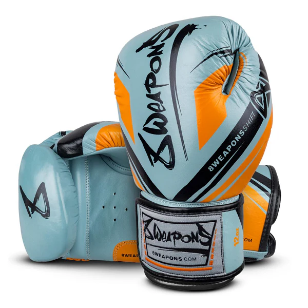 8 Weapons Boxing Gloves Shift Ice-Grey-Orange