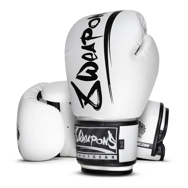 8 Weapons Boxing Gloves Unlimited 2.0 White-Black - Image 2