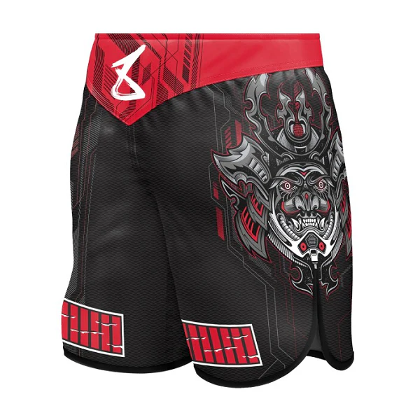 8 Weapons Fight Shorts Samurai 2.0 Black-Red - Image 2