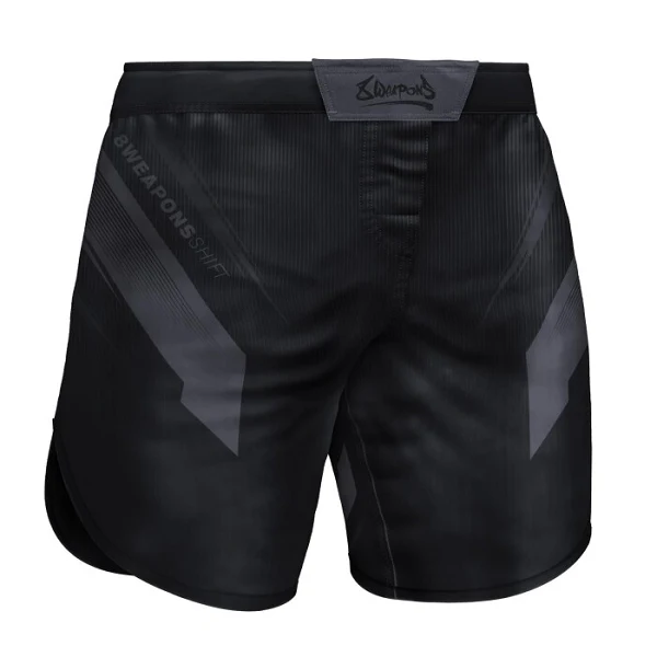 8 Weapons Fight Shorts Shift Black-Black
