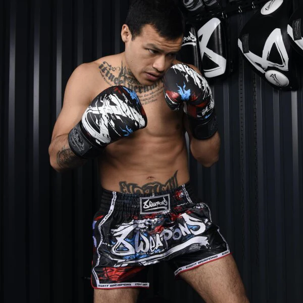 8 Weapons Muay Thai Shorts Cut Like a Blade 2.0 Black - Image 5
