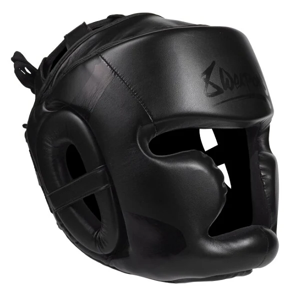 8 Weapons Head Guard Unlimited Black-Black