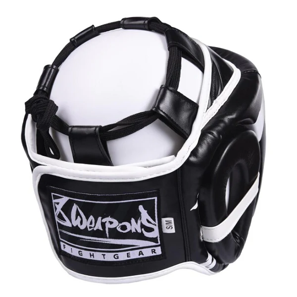 8 Weapons Head Guard Unlimited Black-White - Image 3