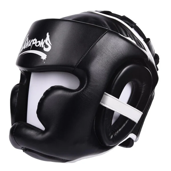 8 Weapons Head Guard Unlimited Black-White - Image 4