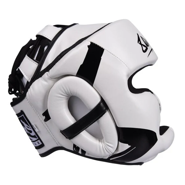 8 Weapons Head Guard Unlimited White-Black - Image 2