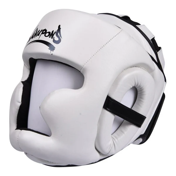 8 Weapons Head Guard Unlimited White-Black - Image 4