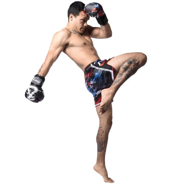 8 Weapons Muay Thai Shorts Cut Like a Blade 2.0 Black - Image 4