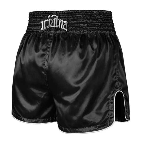 8 Weapons Muay Thai Shorts Mongkol Black-White - Image 2