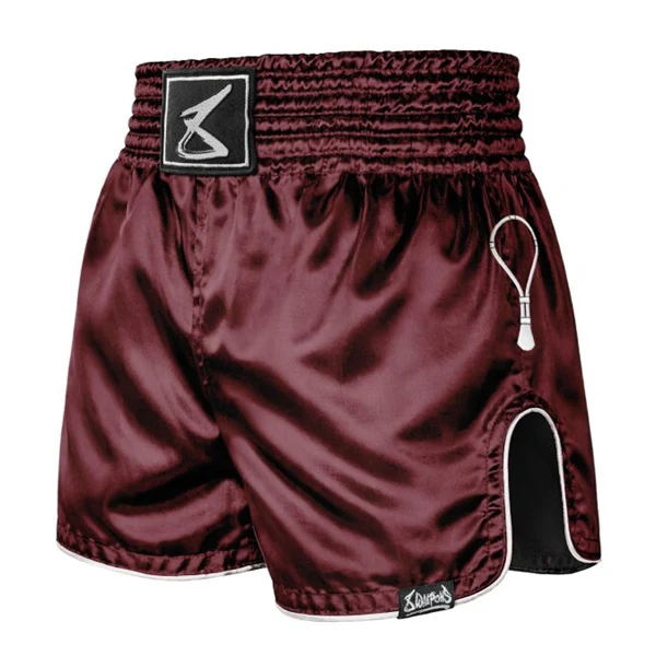 8 Weapons Muay Thai Shorts Mongkol Burgundy