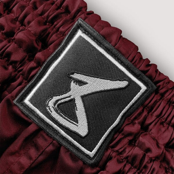 8 Weapons Muay Thai Shorts Mongkol Burgundy - Image 3