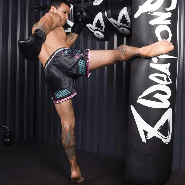 8 Weapons Muay Thai Shorts Samurai 2.0 Cyber - Image 4