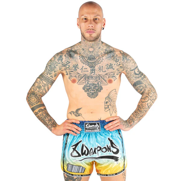 8 Weapons Muay Thai Shorts Vivo Sunrise - Image 3