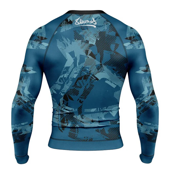8 Weapons Rashguard LS Hit 2.0 Navy-Black - Image 2