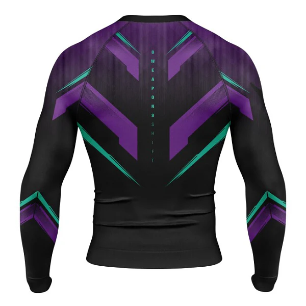 8 Weapons Rashguard LS Shift Cyber - Image 2