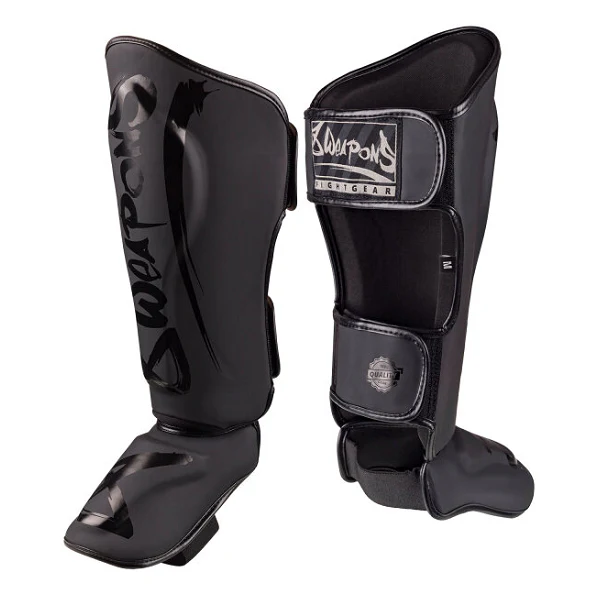 8 Weapons Shin Guards Unlimited 2.0 Black-Black