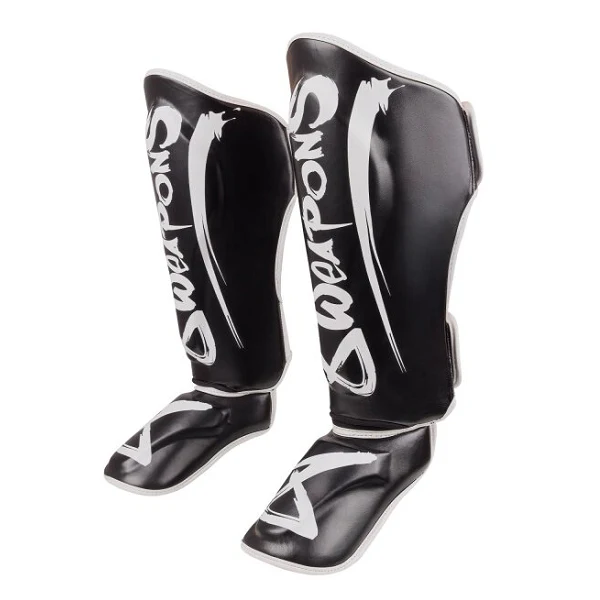 8 Weapons Shin Guards Unlimited 2.0 Black-White - Image 2