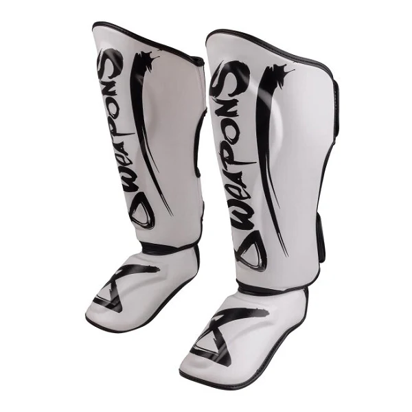 8 Weapons Shin Guards Unlimited 2.0 White-Black - Image 2