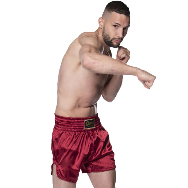 8 Weapons Strike Shorts Burgundy - Image 3