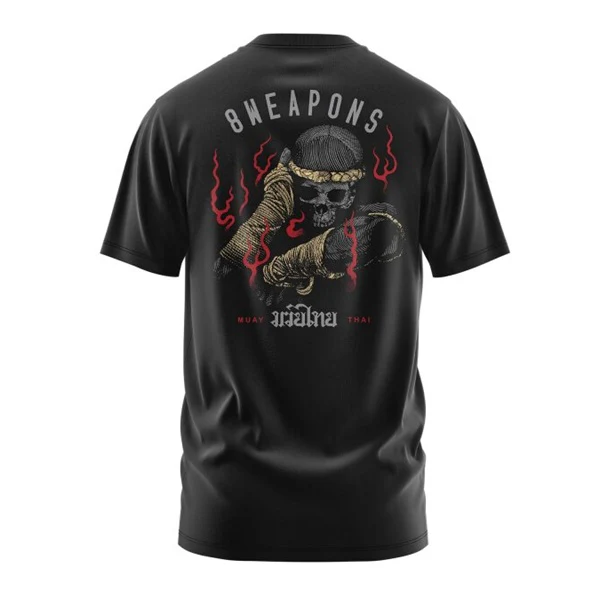 8 Weapons T-Shirt Boran Skull