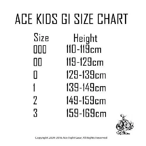 Ace Kids IBJJF BJJ Gi Judo Kimono Uniform Youth - Belt Included - Image 2