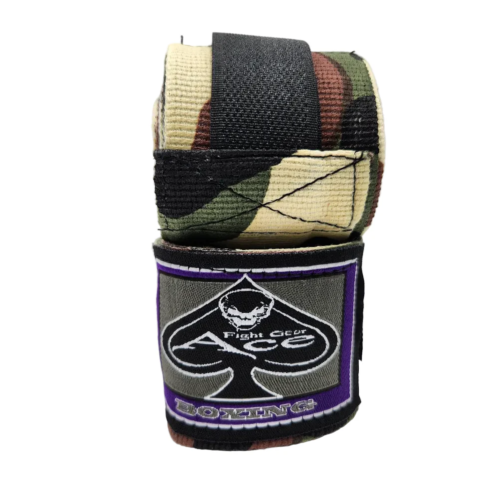 Ace Boxing Handwraps - Green Camo