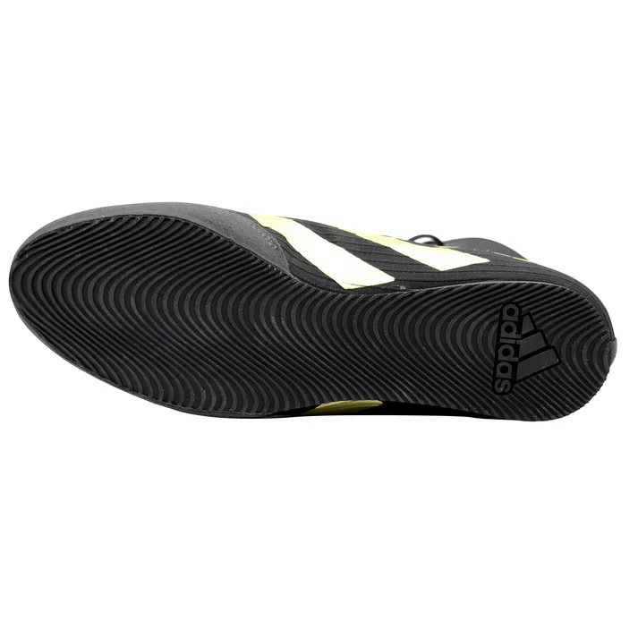 Adidas Box Hog 4 Boxing Shoes Boots - Black Gold - Image 6