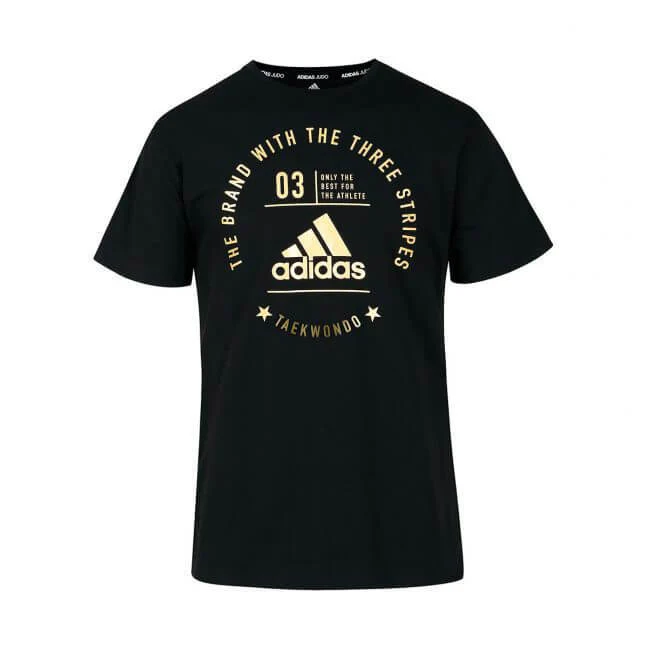 Adidas Community T-Shirt Taekwondo Black/Gold