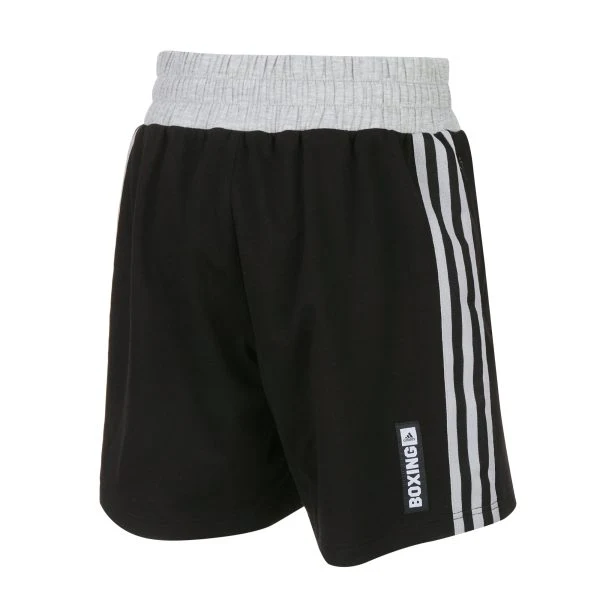 Adidas Boxwear Traditional Boxing Shorts Black Grey - Image 2