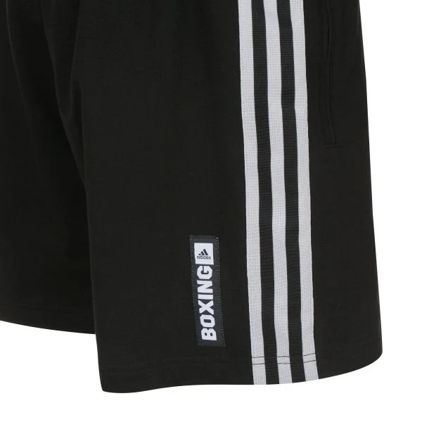 Adidas Boxwear Traditional Boxing Shorts Black Grey - Image 5