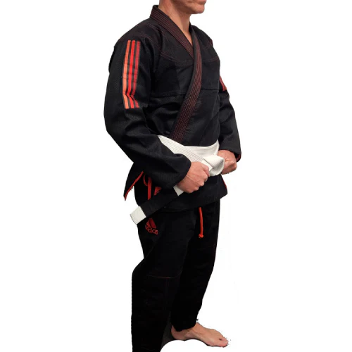 Adidas Challenge Adult Bjj Gi - Black/Red - Image 2