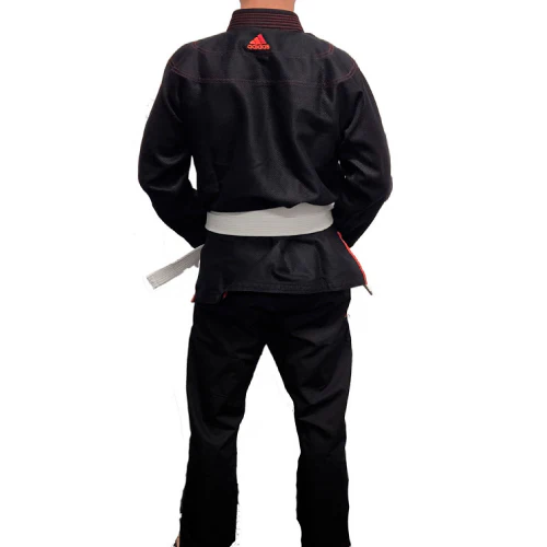 Adidas Challenge Adult Bjj Gi - Black/Red - Image 3
