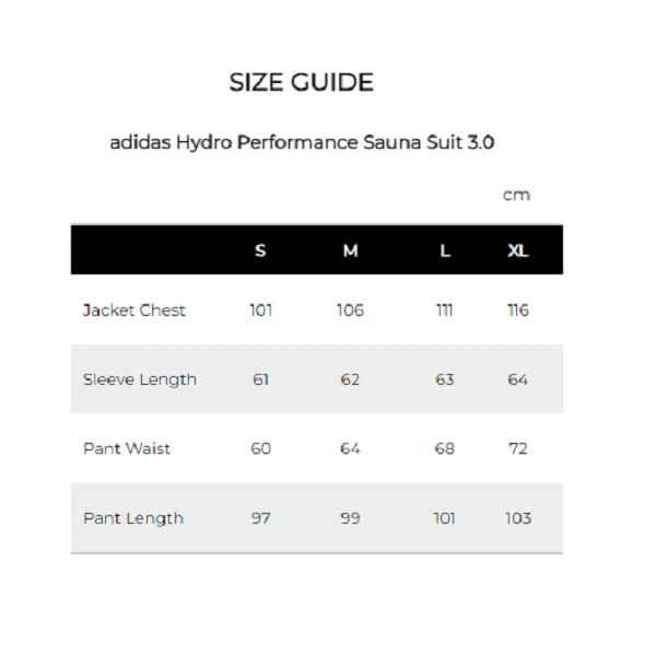 Adidas Hydro Performance Sauna Suit 3.0 Black - Image 6