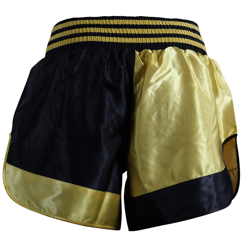 Adidas Muay Thai Shorts - Black/Gold - Image 2