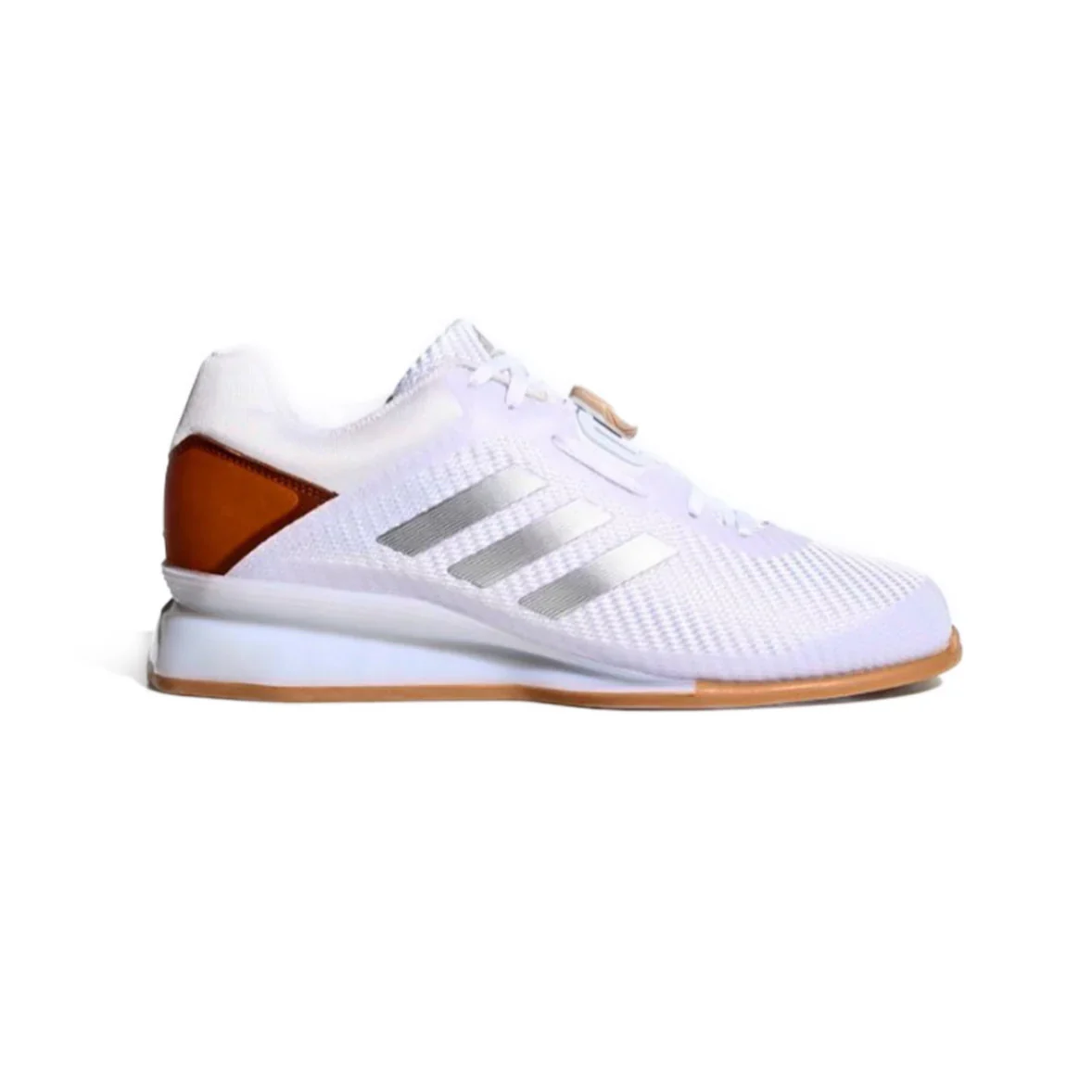 Adidas Leistung 16 II Weightlifting Shoes - White/Silver Metallic - Image 2