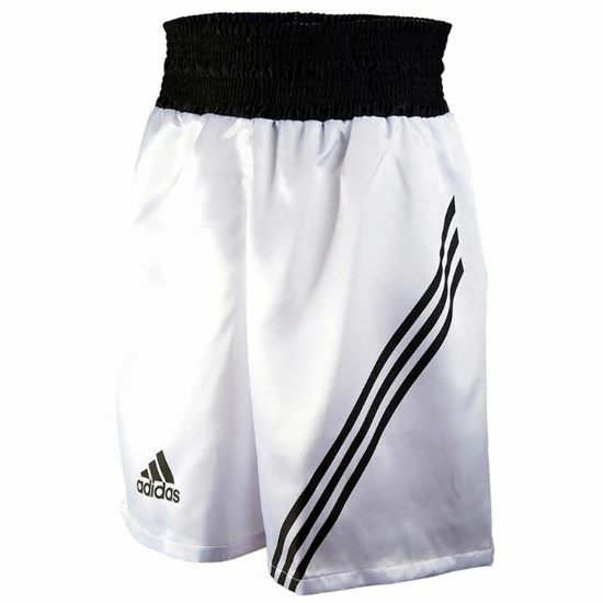 Adidas Pro Boxing Shorts Multi - White Black