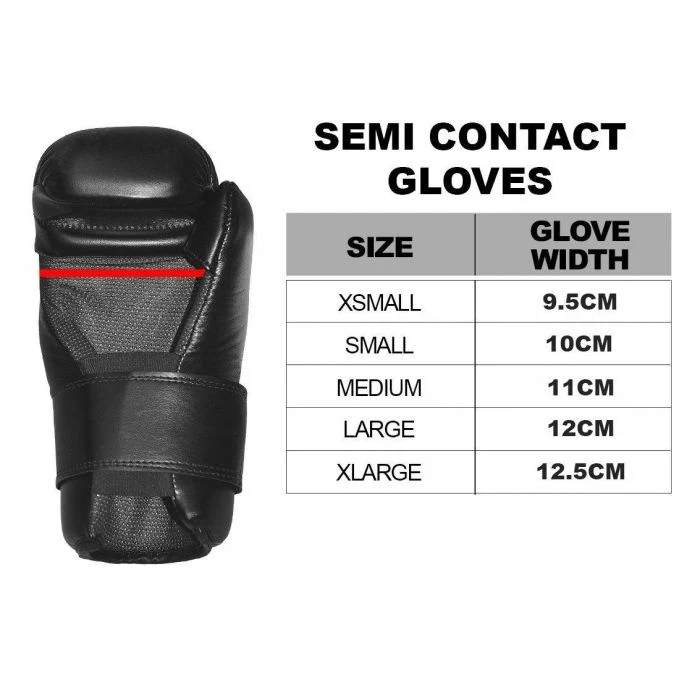 Adidas Pro Semi Contact Gloves Karate Taekwondo Sparring Mitts - Image 3
