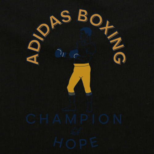 Adidas WBC Boxer T-Shirt – Black - Image 3