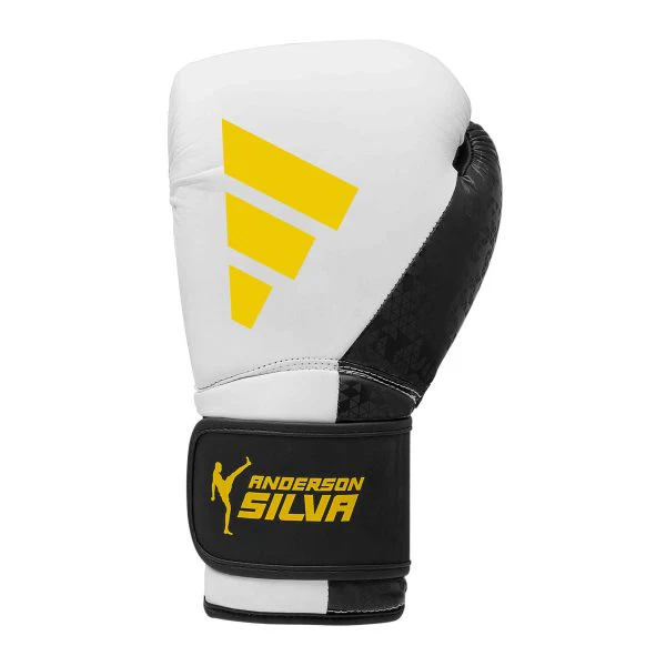 Adidas x Anderson Silva Everyday Use Boxing Gloves White - Image 2