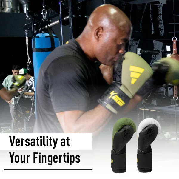 Adidas x Anderson Silva Everyday Use Boxing Gloves Black - Image 5