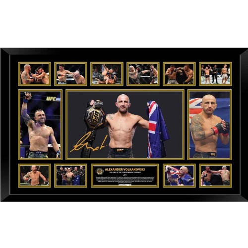 Alex Volkanovski UFC Signed Photo Framed Limited Edition