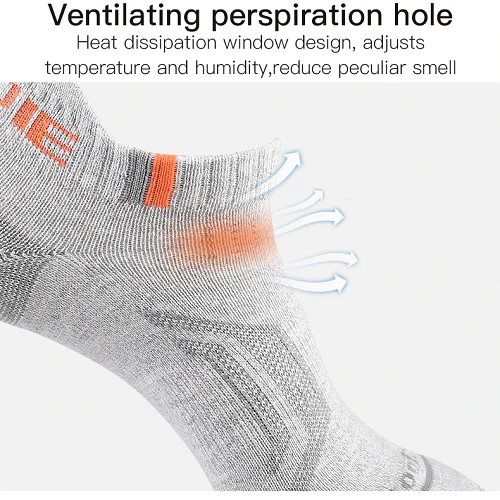 Aonijie Coolmax Low Cut Running Socks 3Pairs - Image 5