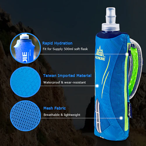 Aonijie Running Hand-held Water Bottle Storage - Image 5