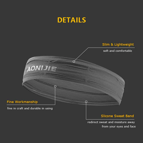 Aonijie Springy Sweat Headband - Image 3