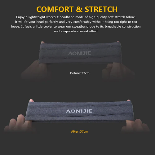 Aonijie Springy Sweat Headband - Image 4