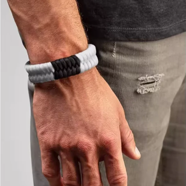 BJJ Braided Belt Ranked Bracelet - Image 3