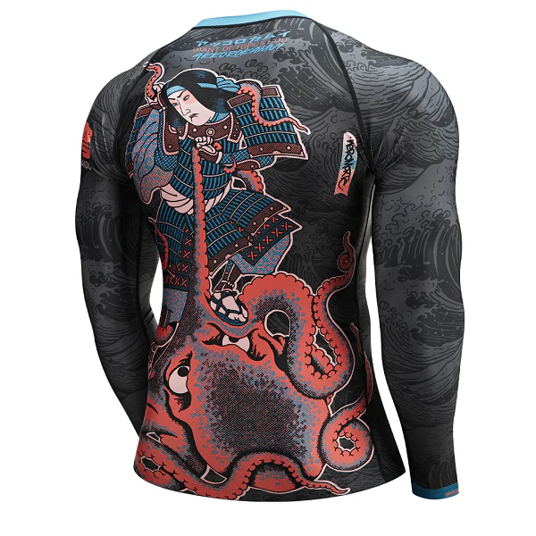Budo Akkorokamui Rash Guard LS Black - Image 2