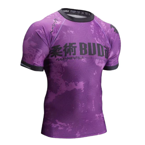 Budo Kihon Ranked BJJ Rash Guard - Image 4